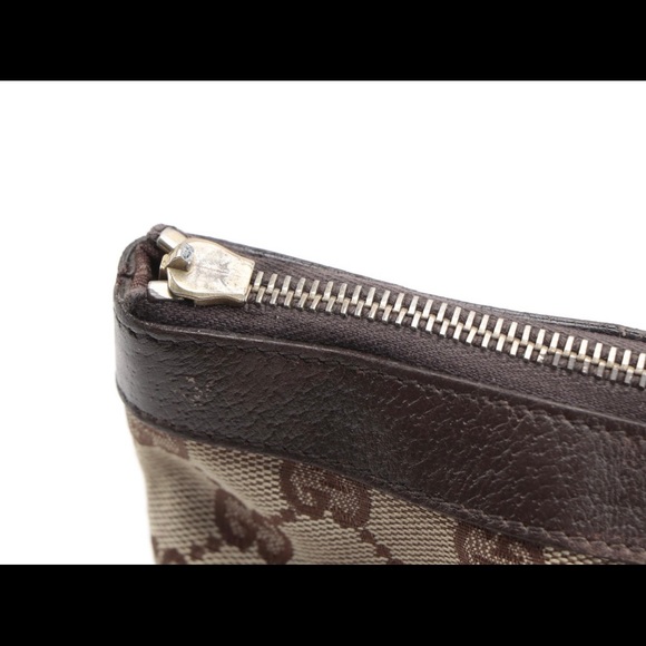 Small Brown Gucci Abby Tote in GG Supreme Canvas - Picture 6 of 16